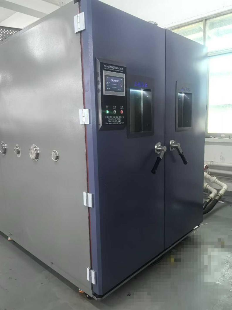 5.2m3步入式恒溫恒濕箱，送貨深圳做驅(qū)動電機(jī)客戶公司